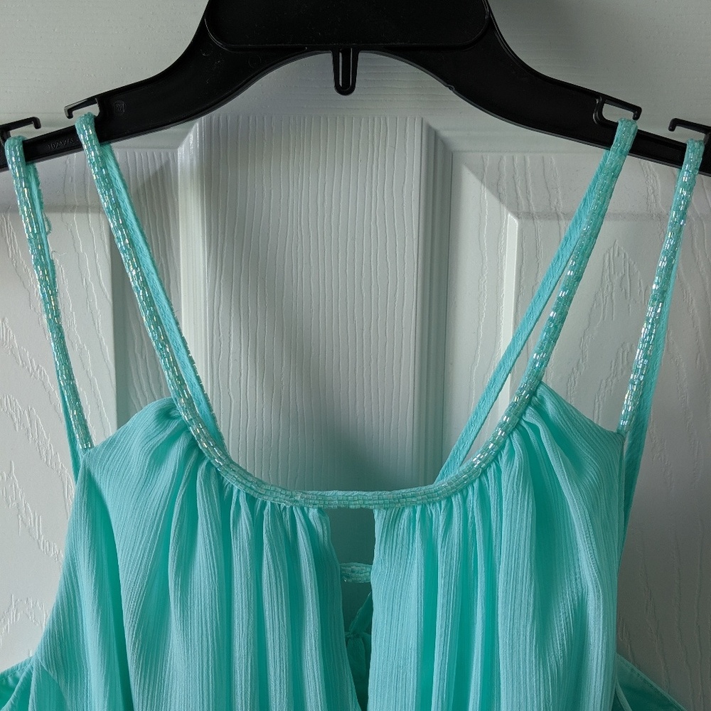 Turquoise bridesmaid dress